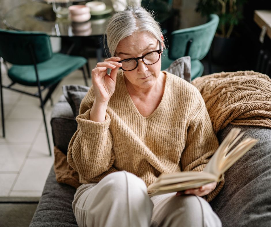 Senior woman discussing Medicare supplement options with a healthcare professional during Medicare open enrollment.
