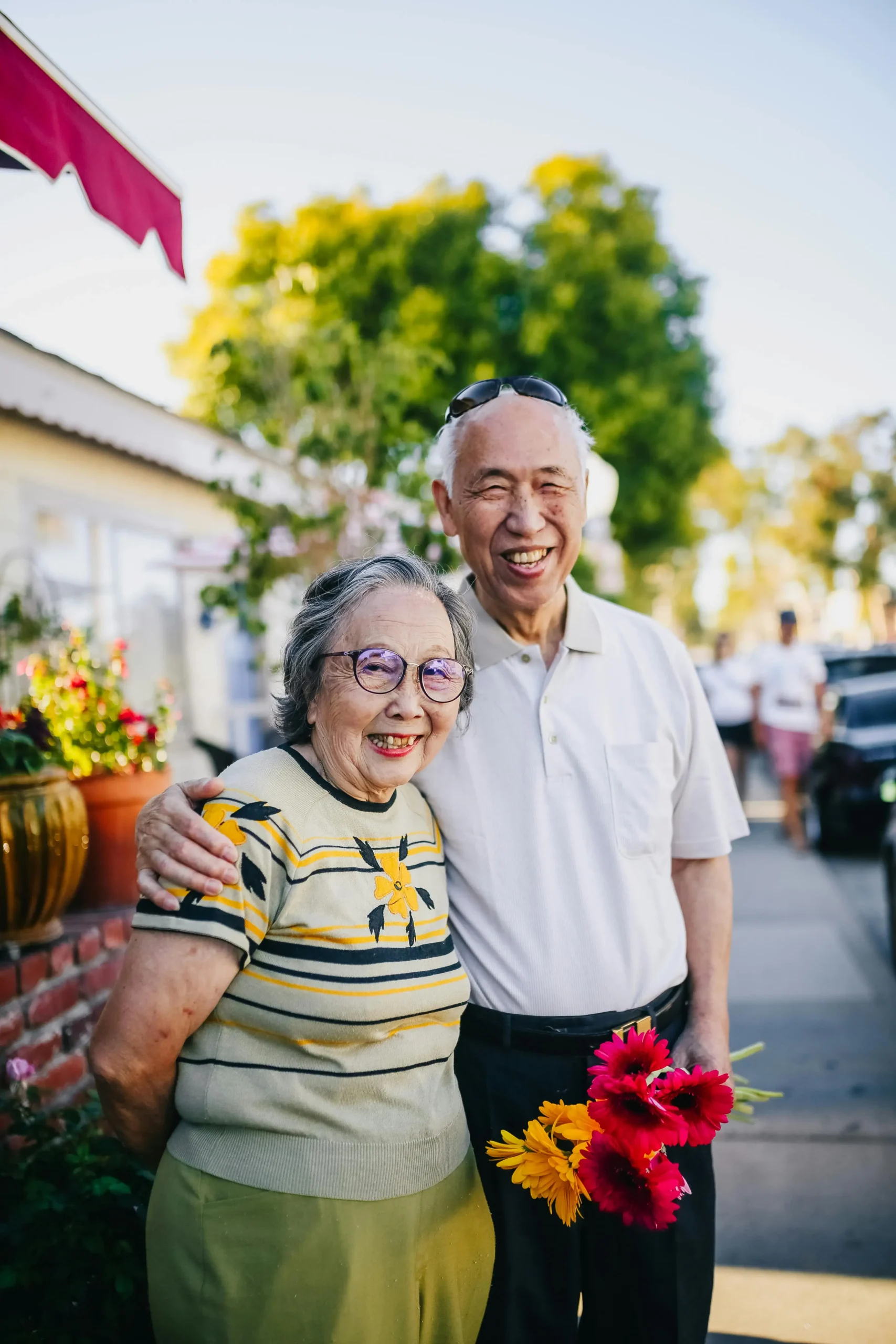Elderly couple enjoying their Simply Healthare Medicare